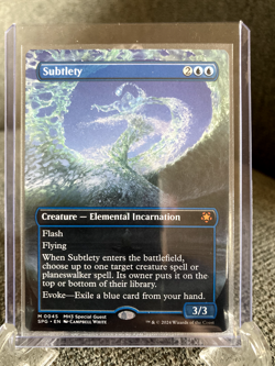 Borderless Subtlety MTG - Modern Horizons III Special Guests - NM+ - Image 1
