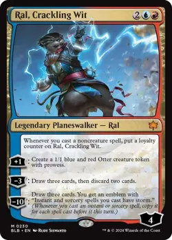 MTG Bloomburrow - Ral, Crackling Wit (0230) NM - Image 1