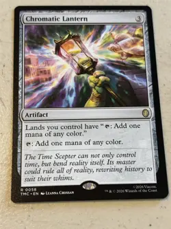 mtg Chromatic Lantern, Teenage Mutant Ninja Turtle commander version, unplayed - Image 1