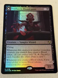 mtg foil Voldaren Bloodcaster, Innistrad Remastered, unplayed - Image 1