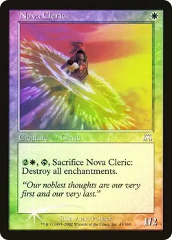 Onslaught MTG FOIL Nova Cleric Magic - Image 1