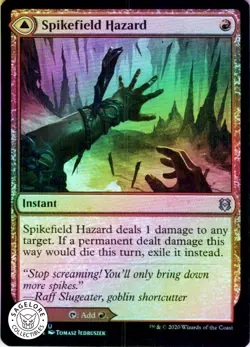 Spikefield Hazard - Foil - Zendikar Rising - 166 NM - Image 1