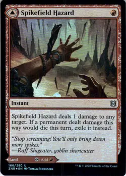 Spikefield Hazard - Foil - Zendikar Rising - 166 NM - Image 2