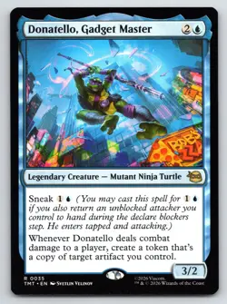 MTG Donatello Gadget Master Normal R Teenage Mutant Ninja Turtles TMT 35 NM Magi - Image 1
