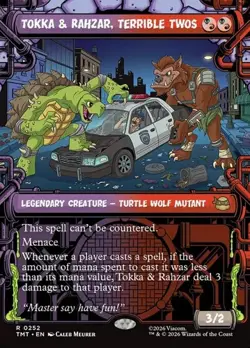 Tokka & Rahzar, Terrible Twos - Foil Showcase TMT NM MTG - Image 1