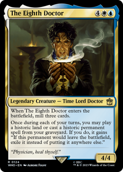 The Eighth Doctor [Doctor Who] MTG Near Mint Foil - Image 1