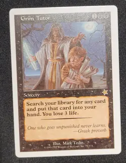 Grim Tutor 1999 MTG #79 - Image 3