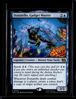 Donatello, Gadget Master - 35 - TMT - NM - MTG Magic the Gathering - Image 1
