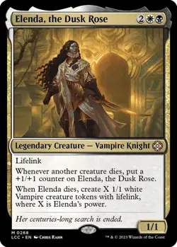Elenda, the Dusk Rose M Commander: The Lost Caverns of Ixalan 268 NM MTG Magic - Image 1