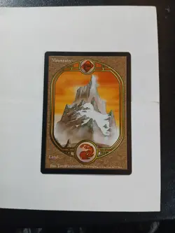 Magic The Gathering Mountain (UGL) Unglued Near Mint Condition ●60 - Image 3