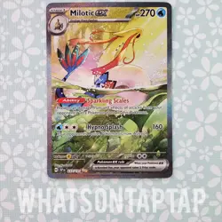 Pokemon Card Milotic Ex 237/191 Secret Rare Scarlet Violet Surging Sparks LP - Image 1