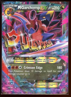 Mega M Garchomp EX XY168 Ex/NM Jumbo XY Promo Pokemon - Image 1