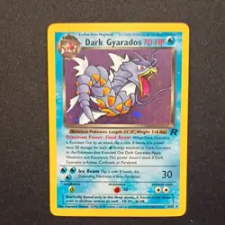 Pokemon Dark Gyarados Team Rocket Holo Rare Unlimited 8/82 70 HP 2000 Wizards - Image 1