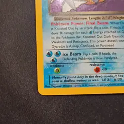 Pokemon Dark Gyarados Team Rocket Holo Rare Unlimited 8/82 70 HP 2000 Wizards - Image 5