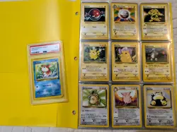 Vintage Pokemon Binder (shadowless, 1st Ed, PSA graded) NM-LP - Image 1