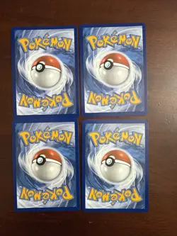 Pokemon 151 Cosmo Reverse Holo Set Charmander, Squirtle, Bulbasaur, Pikachu - Image 2