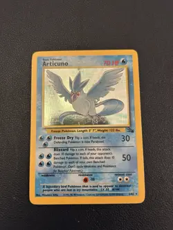 Pokemon TCG - Articuno - 2/62 - Holo Unlimited - Fossil Unlimited LP - Image 1