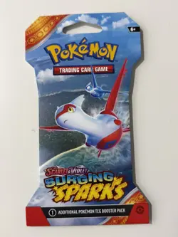 (HEAVY)🔥 31.42g Pokemon TCG Surging Sparks Sleeved Booster Pack Factory Sealed - Image 2