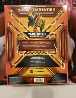 Pokemon Tapu Koko Sun & Moon Box – Factory Sealed – 3Packs - Image 2