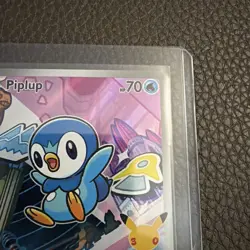 Pokemon First Partner Illustration Piplup MEP 042 Promo - Image 4
