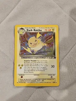 Pokemon TCG Dark Raichu Team Rocket 83/82 Holo Secret Rare - Image 1