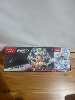 Pokemon TCG Prismatic Evolutions Surprise Box & Booster Bundle Sams Club SEALED - Image 1