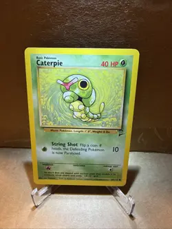 CATERPIE - 68/130 - BASE SET 2 WOTC 2000 POKEMON ENGLISH - NM/LP - Image 1