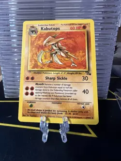 Pokemon TCG - Kabutops - 24/62 - Rare Unlimited - Fossil Unlimited [Light Play] - Image 1