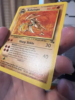 Pokemon TCG - Kabutops - 24/62 - Rare Unlimited - Fossil Unlimited [Light Play] - Image 3