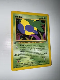 Pokemon Neo Genesis 68/111 Oddish 1st Edition - Image 1
