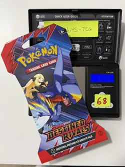 (HEAVY)🔥 32.75g Pokemon TCG Destined Rivals Sleeved Booster Pack Factory Sealed - Image 1