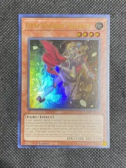 YuGiOh! - Gem-Knight Quartz MP24-EN152 Ultra Rare 1st Edition Near Mint - Image 1