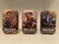 One Piece Tin Pack Set Vol. 2 (TS-02) OP-13 Bandai Factory Sealed - Lot of 3 - Image 1