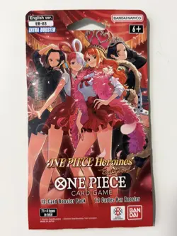 (HEAVY)🔥One Piece Heroines Edition EB 03 Sleeved Booster Pack (Factory Sealed) - Image 2