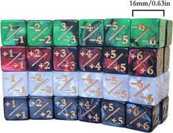 MTG Dice Counters 48 Piece Magic Gathering Token Sparkle Dice Set - Image 2