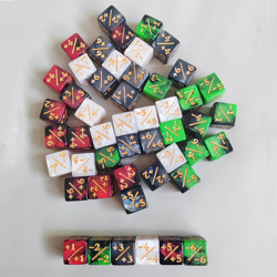 MTG Dice Counters 48 Piece Magic Gathering Token Sparkle Dice Set - Image 5