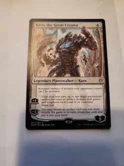 Karn, the Great Creator MTG Planeswalker Card Set of 4 - Image 5