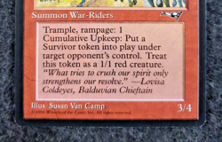 Varchild's War-Riders, Alliances MTG 1996 Magic: the Gathering NM..... (DS3D1J9) - Image 5