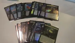 Final Fantasy Magic MTG Card Lot 30 Foil Extended Art Cards! NM - Image 1
