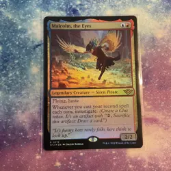 Malcolm, the Eyes (FOIL) x1 - MTG Outlaws of Thunder Junction OTJ #219 - Image 1