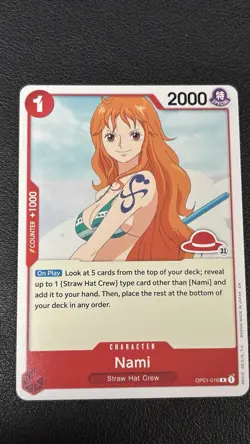 One Piece - Nami - OP01-016 - Rare - Image 1