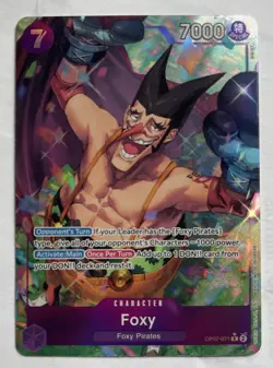 One Piece TCG - Foxy OP07-071 Alternate Art Rare English NEAR MINT 2024 - Image 1