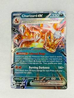 Pokemon TCG NM Charizard ex 196 Sv: Scarlet & Violet Promo Cards Holo 2025 - Image 2