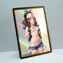 HILDA Waifu Anime Card LIMITED 1/1 Custom TCG Holo Goddess Story ACG T14358 - Image 2