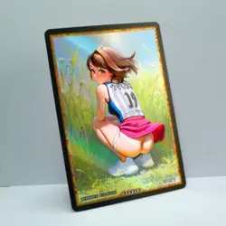 GLORIA Waifu Anime Card LIMITED 1/1 Custom TCG Holo Goddess Story ACG T14353 - Image 2
