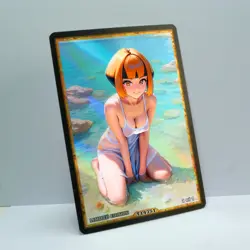 GARDENIA Waifu Anime Card LIMITED 1/1 Custom TCG Holo Goddess Story ACG T14351 - Image 2