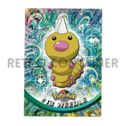 NINTENDO POKEMON TOPPS Trading Cards - ITA - 13 Weedle - Image 1