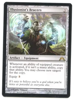 Illusionists Bracers - Gatecrash Set - Rare Magic The Gathering Card LP-0hgu - Image 1