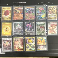 Pokemon TCG Sword & Shield Holo & Full Art Lot - Mega Charizard, 14 cards [MINT] - Image 1