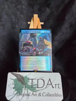 MECHANIZED PRODUCTION ~ NM ~ MTG Magic - 0461 PIP Fallout EXTENDED Art FOIL - Image 1